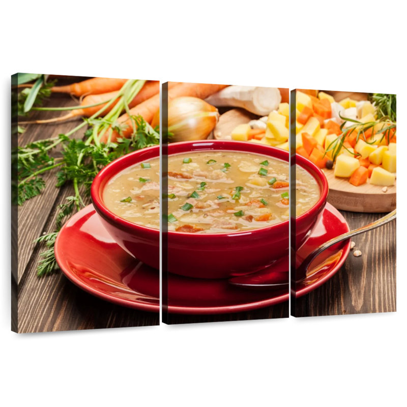 Yarlin Homemade Pea Soup, 36" H x 57" W