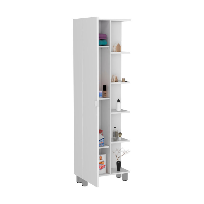 Herminie Fixed Bathroom Storage Furniture Set