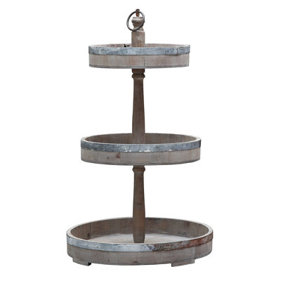 Wood Tiered Stand