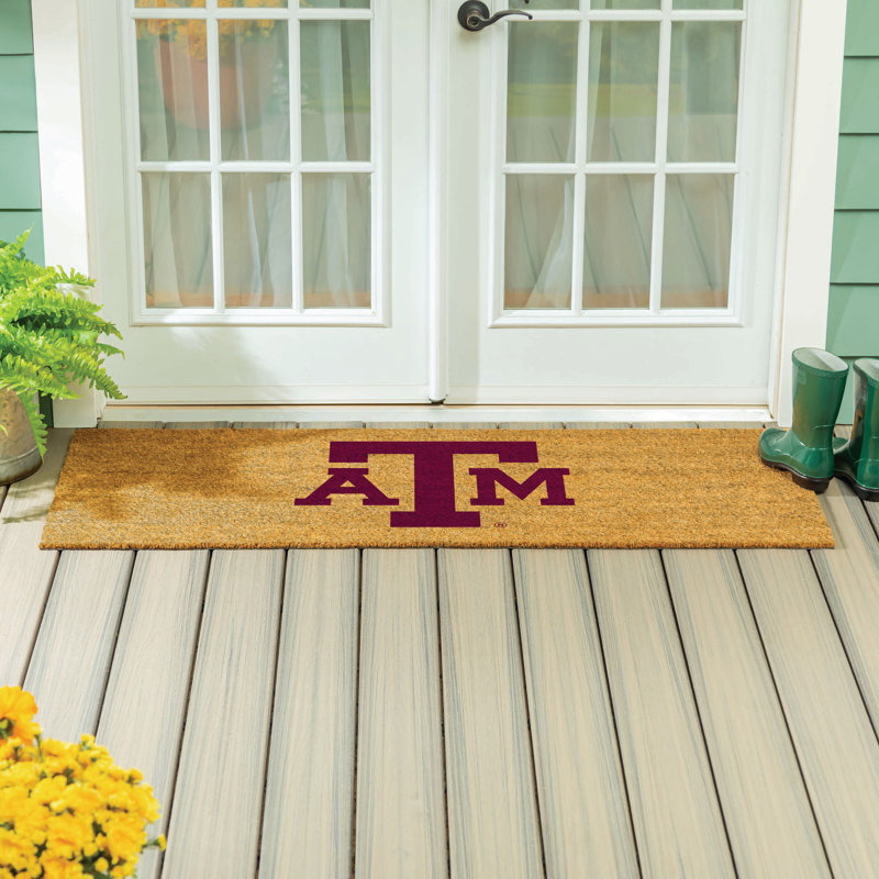 Texas A&M Extra Large Full Color Coir Mat, 60"x24"