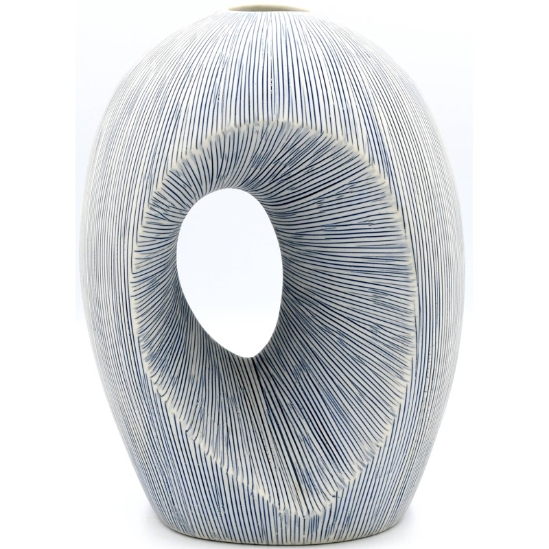 Atixhe Handmade Table Vase, Blue