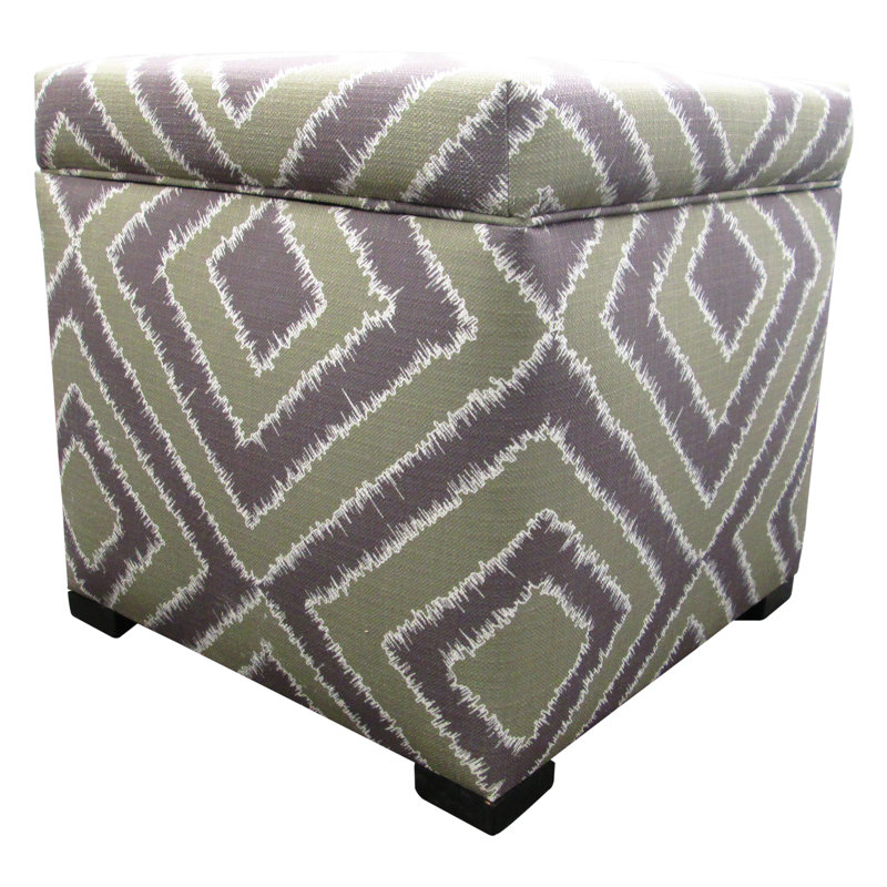 Aubrelle Upholstered Ottoman, Nouveau Amethyst