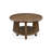 Fyfe Oval Cocktail Table With Casters