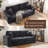 Cottone Faux Fur Upholstered Sofa Couch For Small Space-987323427