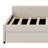 Upholstered Platform Bed With USB And Trundle-1715708091