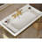 36" Wall-mounted Ceramic Console Sink - 3 Pre-drilled Faucet Holes, Freestanding Stainless Steel Support Legs With Towel Bar, No Faucet-120558077