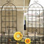 Treillis de jardin en métal antirouille de 86,7 po x 19,7 po, 4 pour plantes grimpantes, noir, facile à rassembler, lot de 4 treillis 86,7 po x 19,7 po, plante grimpante, réalisez une valeur maximale,