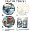 Winter Winter City Landscape III - impressions sur toile traditionnelles blanches-1966355377-1966355379-1966355381
