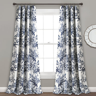 Botanical Garden Room Darkening Curtain Pair