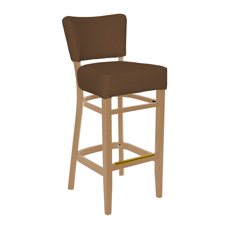 Tabouret de bar Madison, Bois naturel, Marron clair