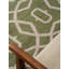 Vert | Tapis d'intérieur beige géométrique en laine noué à la main-193726268