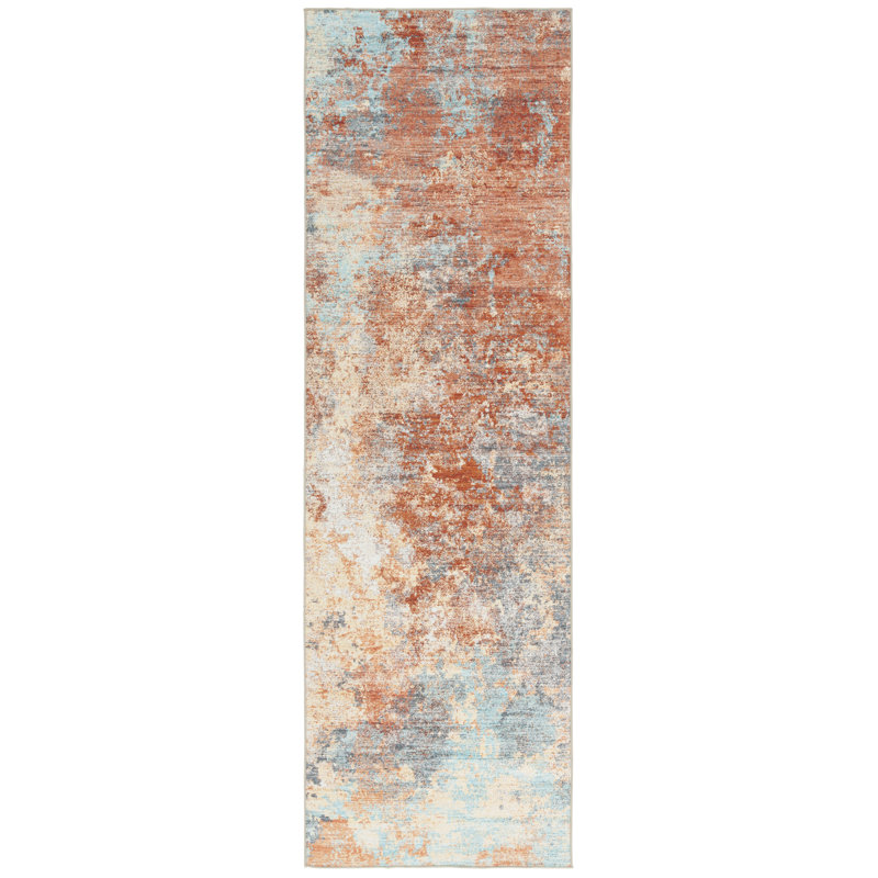 Kochyar Performance Machine Washable Abstract Rug, Runner 2'6" x 8'
