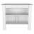 Rockaway 3-Shelf Kitchen Island Black And Ibiza Marble-2077297768