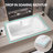 60 In. X 36 In. Rectangular Acrylic Soaking Drop-In Bathtub,Rectangle Deep Drop-In Soaking Tub With Integrated Handrail And Headrest, Glossy White Bathtubs
