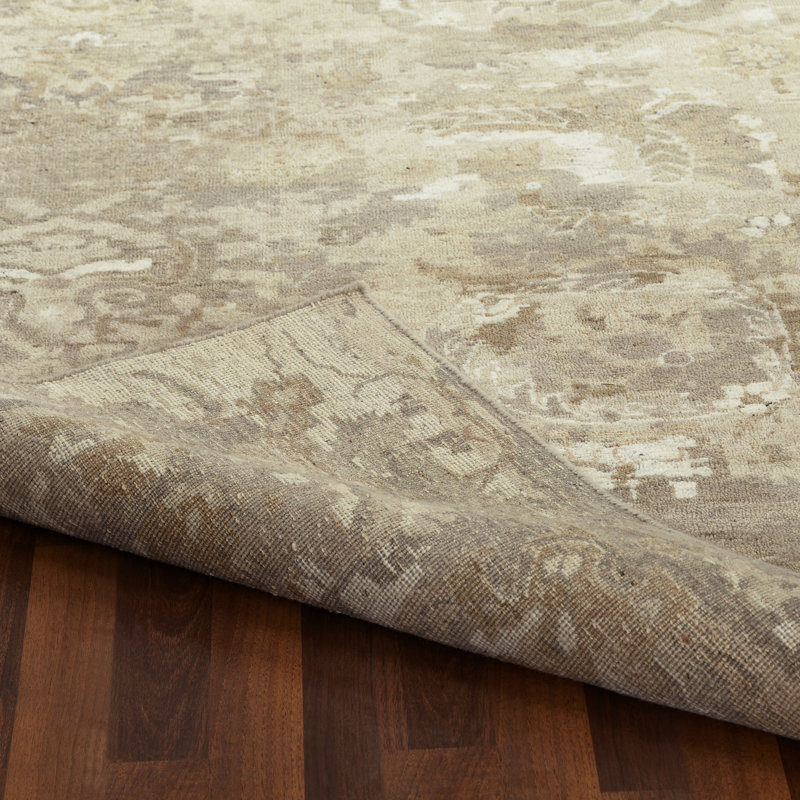 Stilson Hand Knotted Wool Indoor Rug, Rectangle 9' x 12'