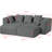Castillon Boneless Cloud Sectional Couch In Two Boxes, Compressed Modular Sectional Sofa With Deep Seat-251139941