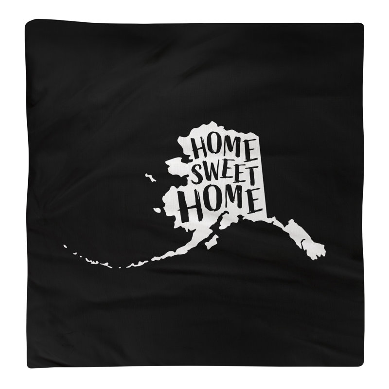 Cotton, Polyester Cities & Maps Square Napkin, Black, 10" W x 10" D, Polyester
