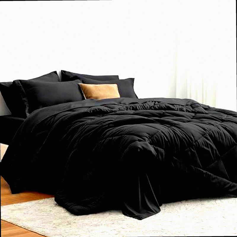 Dream Comforter Set - 7 Piece Bed in a Bag - All Season Bedding Bundle with Comforter, Sheets, Pillowcases, and Shams - Size Comfort Sleep Kit