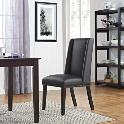 Chaise de salle à manger en vinyle Baron par Modway