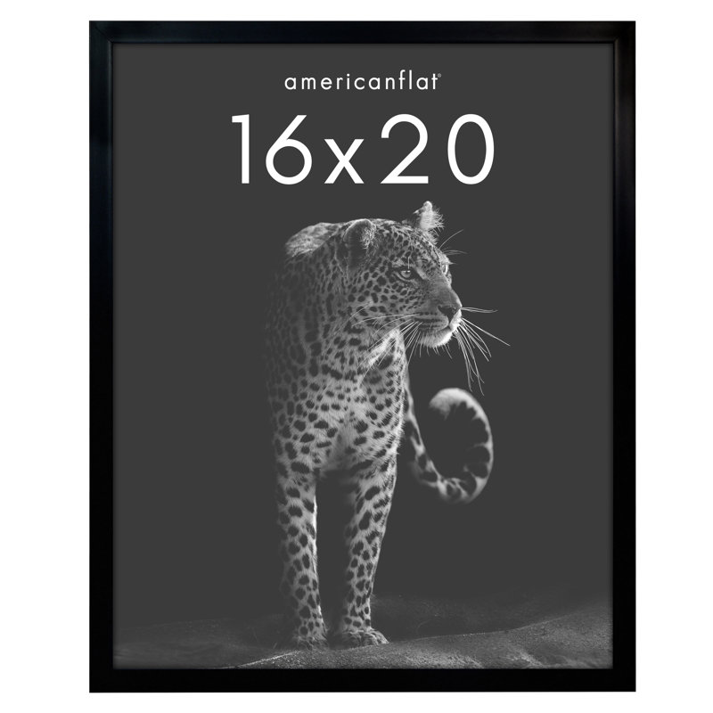 Cadre photo Americanflat, Noir, 16 po x 20 po