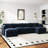 Modern Chenille Loveseat Sofa Couch With Ottoman-1360277066-1360277067