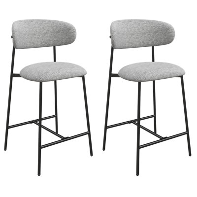Luna Fabric Counter Bar Stool