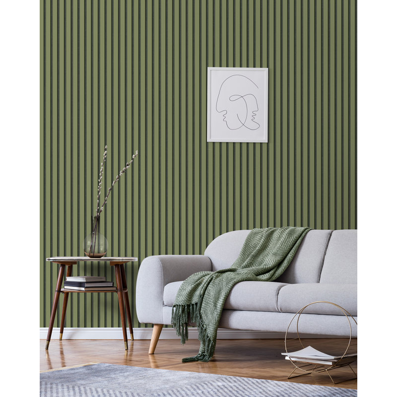 Acoustic Panels Swall Wallpaper, Olive