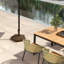 Porte-parapluies de patio, rempli de sable / eau, brun-1317602681
