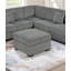 Canapé modulaire avec repose-pieds