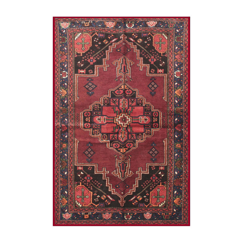 Tapis rouge à motif sud-ouest, Rectangle 5 pi x 7 pi