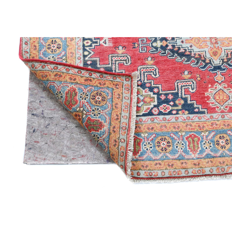 Tapis oriental rouge unique 5X6 One-of-a-Kind