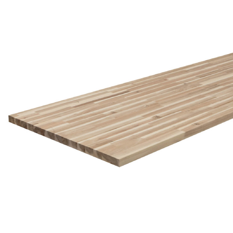 Ebern Designs 8 ft. / 98 in. Butcher Block Countertop in Unfinished Acacia Wood