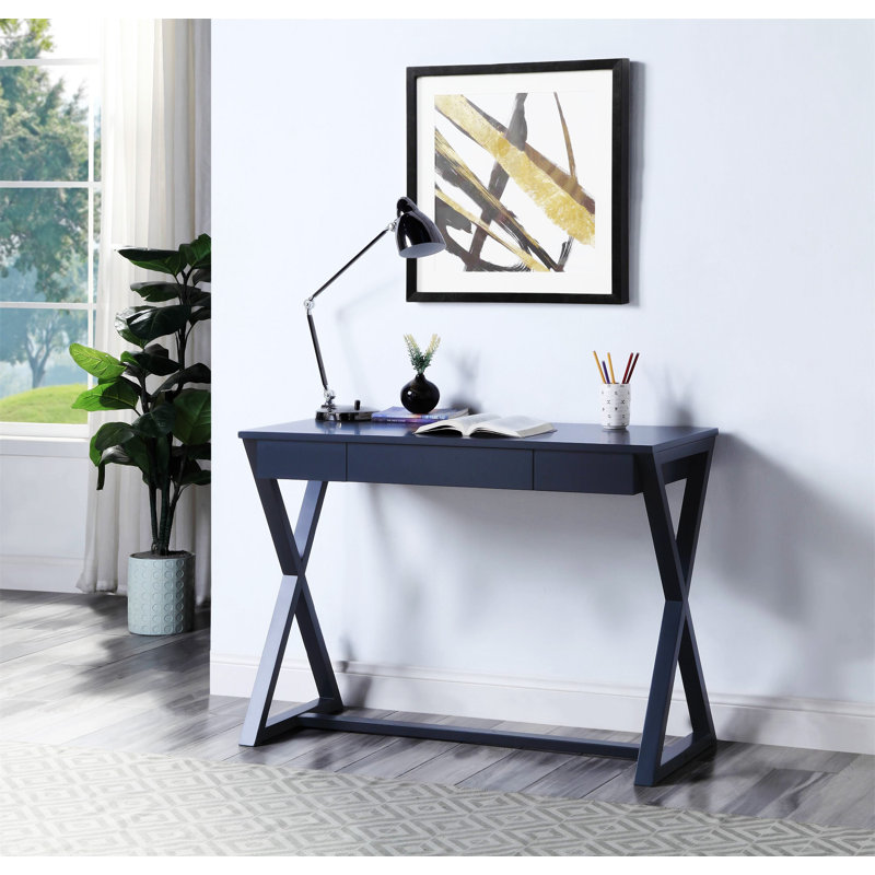 Nalo Charcoal Finish Console Table