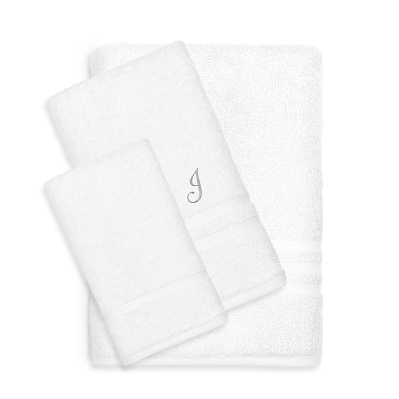 Ensemble de serviettes en coton 1 pièce Denzi, G, Blanc