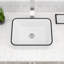 16"X12" White Ceramic Bathroom Vessel Sink Rectangle Bowl Vanity Sink-100998248
