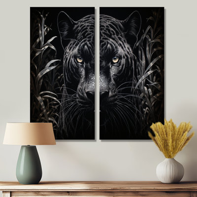 Grattoir noir et blanc Panther Nocturnal Majesty