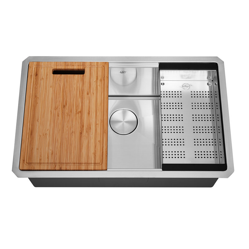 Planche à découper en bois d'acacia DAX, 28 po x 28 po