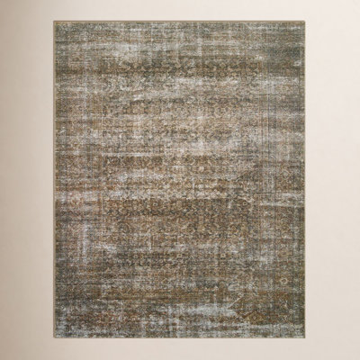 Amber Lewis x Loloi Billie Oriental Tobacco/Rust Area Rug