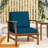 Modern Outdoor Club Chair In Blue, Made From Wood For Durability Capable Of Withstanding Different Weather Circumstances-852337299