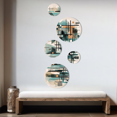 Abstract Wall Decor on Metal