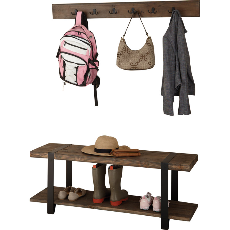 Hall Tree with Bench