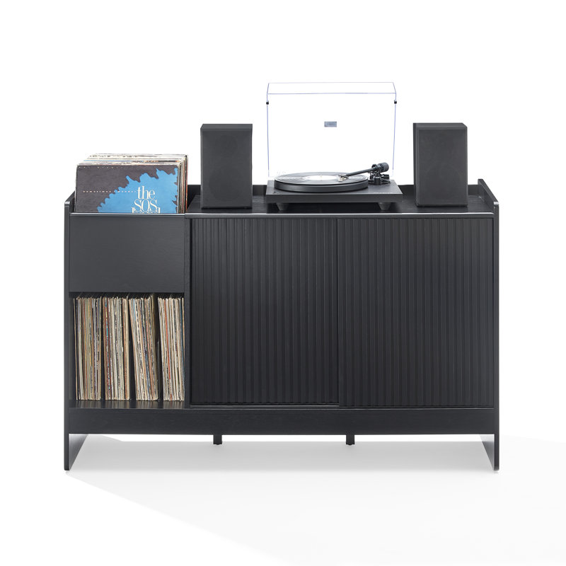 Arden Record Player Cabinet With Vinyl Storage
