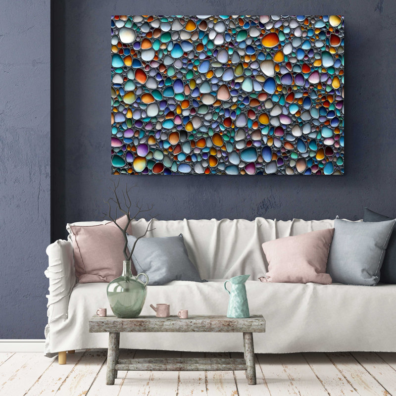 Sur toile, H 20 po x l 30 po x P 1 po