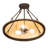 Freya Glass Semi Flush Mount