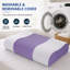 Oreiller cervical ergonomique en mousse à mémoire de forme avec soutien profilé de la nuque et housse lavable en Tencel