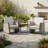 3 Pieces Patio Rocking Wicker Bistro Set, Patio Outdoor Furniture Conversation Sets With Rocking Chairs And Side Table Wood Top-1256830363
