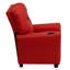 Contemporary Kids Recliner with Cup Holder-1550057893
