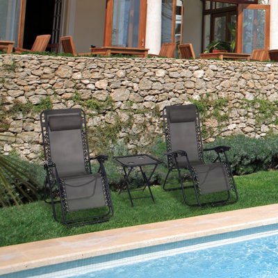Northside 90cm Long Reclining Double Chaise