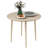 Small Kitchen Table, Collapsible Drop Leaf Table For Small Spaces, Round Folding Dining Table With Solid Wood Legs