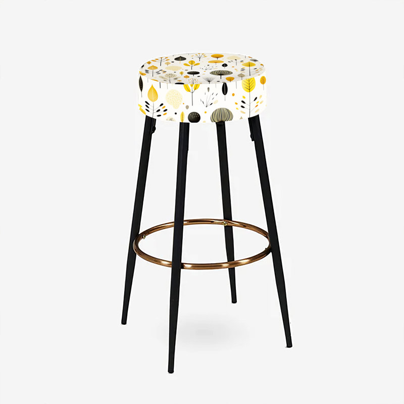 Mcm Minimalist Revival - Ensemble de 2 tabourets de bar Mid-Century